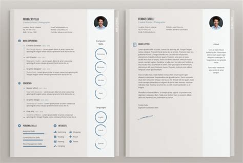 Free Indesign Resume Templates Download Editable Cv Designs Compatible ...