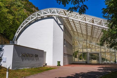 Boljetin, Serbia, 2021 - Exterior of Lepenski Vir Museum in Serbia. It ...