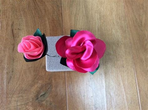 Wonderful DIY Ribbon Rose Hair Clip With Peal - Clip Art Library