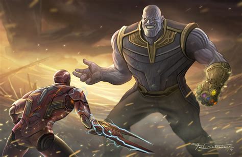 Thanos Vs Iron Man Avengers Endgame Wallpaper,HD Superheroes Wallpapers ...