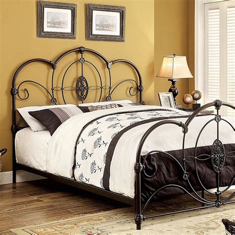 Metal bed frame king size - makevol