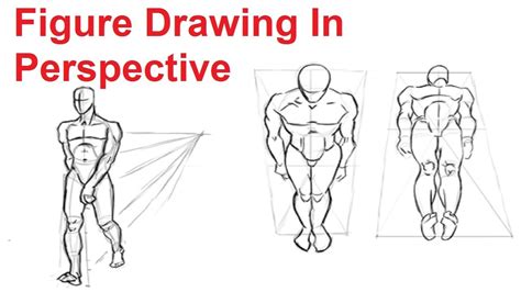 Figure Drawing Lesson 4/8 - How To Draw The Human Figure In Perspective ...