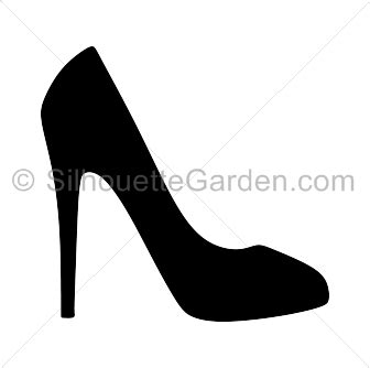 High heel silhouette clip art. Download free versions of the image in ...