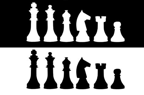 Chess Pieces drawing free image download