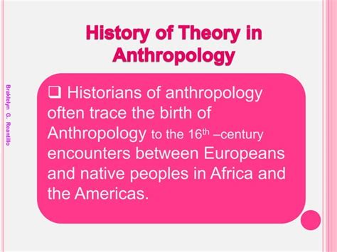 Anthropological Theories and Theoretical Orientations | PPT