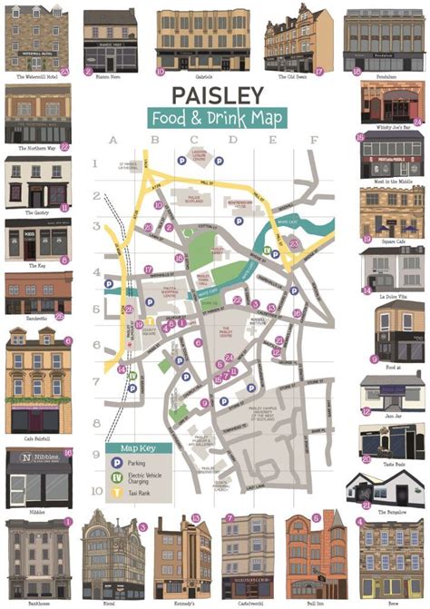 Explore the Paisley town centre food and drink map and trail - Paisley.is