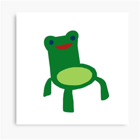 Froggy Chair Wall Art | Redbubble