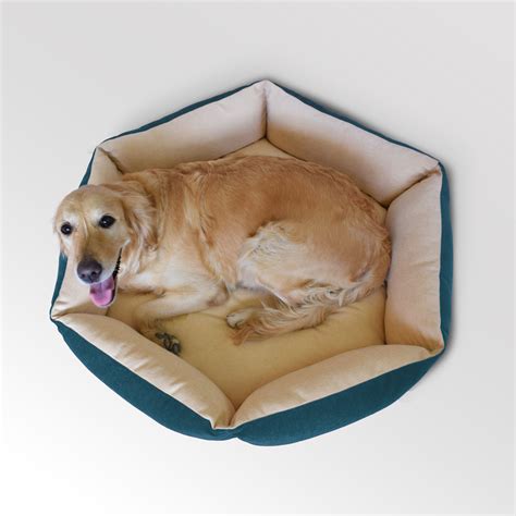 Hexagonal Bolster Dog Bed – Prazuchi