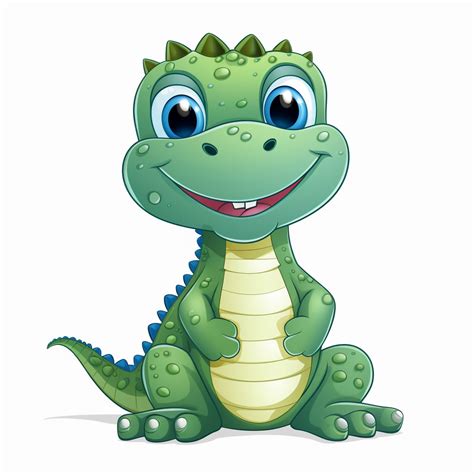 cute baby alligator cartoon Clipart . - Clip Art Library