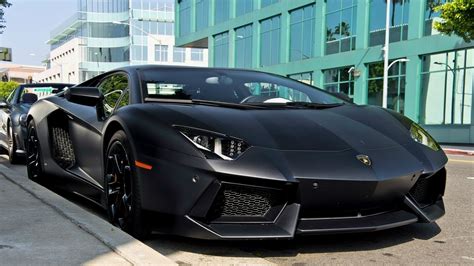 10 Best Lamborghini Aventador Matte Black Wallpaper FULL HD 1920×1080 ...