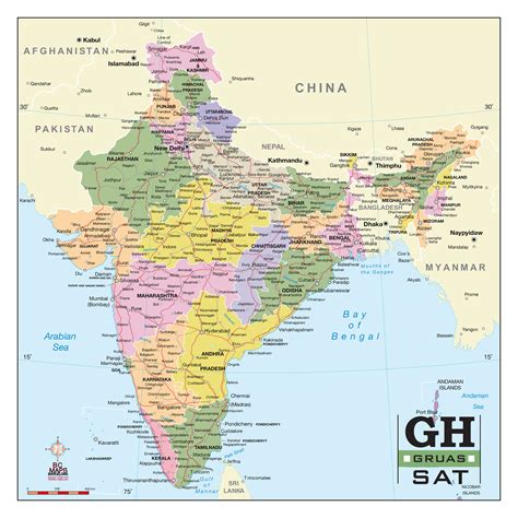 9 India Map Vector Images - India Map with Cities, Download Free Vector ...