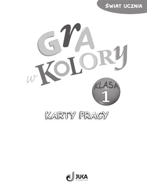 Gra W Kolory - Karty Pracy Klasa 1 | PDF