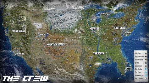 The Crew Has Just Revealed Its Entire Map, and It's Truly Massive – Gallery