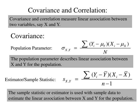 PPT - Covariance and Correlation: PowerPoint Presentation, free ...