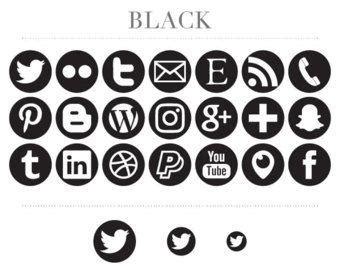 Black and White Etsy Logo