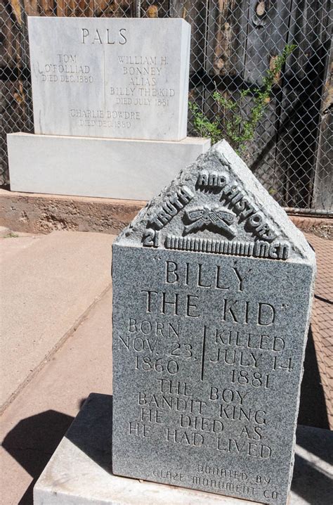 Replica Billy the Kid tombstone | Heather and I decided to h… | Flickr