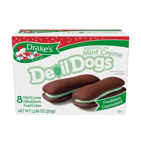 Drake's Devil Dogs Releases Christmas Mint Crème - Snacking News