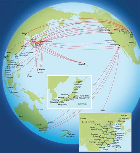 Delta Route Map Europe