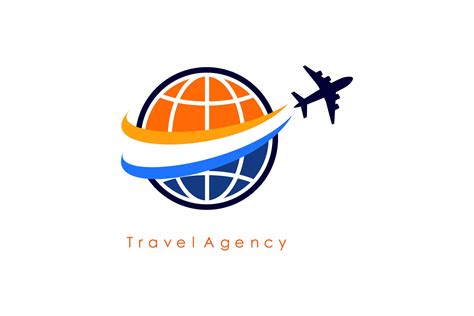 Travel Agency Logo Template | Illustrator Templates ~ Creative Market