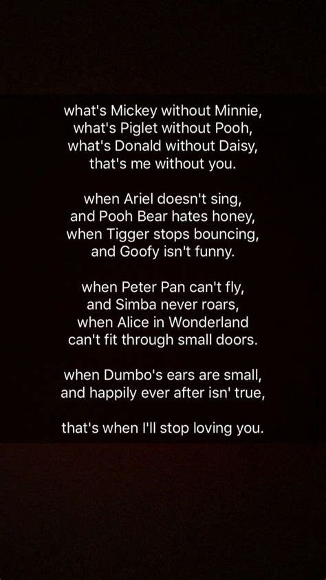 Cute Disney love poem | Disney love, Love poems, Forever love