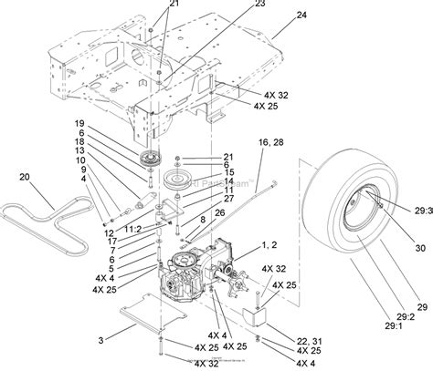 Toro Mower Parts Diagram