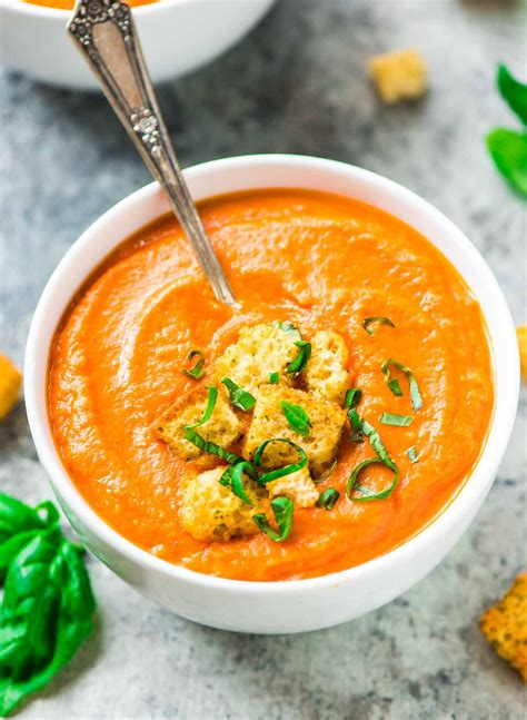 Easy Roasted Carrot Tomato Soup – a simple, ultra healthy, and ...