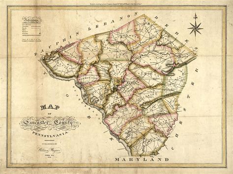 1821 Map of Lancaster County – Historic Preservation Trust of Lancaster ...