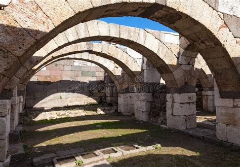 Ruins of Ancient Smyrna in Izmir City, Turkey Stock Image - Image of ...