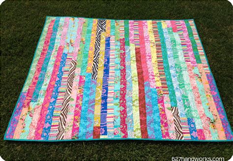 Stunning Jelly Roll Race Quilt