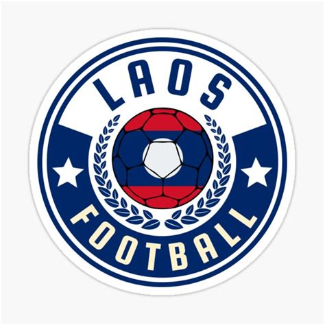 "Laos Football" Sticker for Sale by Footballomatic | Redbubble