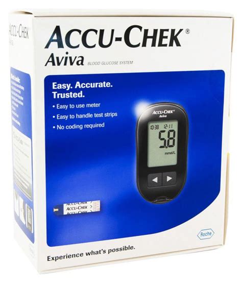 Glucometer ACCU-CHEK AVIVA Glucometer With 60 Test Strip: Buy Online at ...