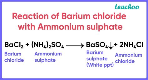 Barium chloride on reacting with ammonium sulphate fo - MCQ (Class 10)