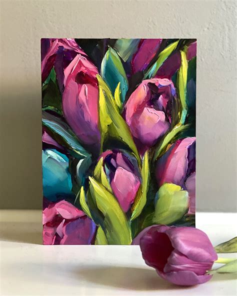 Tulips oil painting demo — Kim Smith Fine Art | Contemporary fine art ...