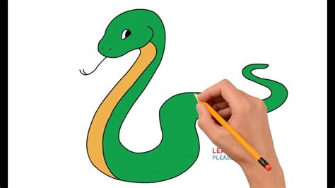 How To Draw A Snake Easy Step By Step at Drawing Tutorials