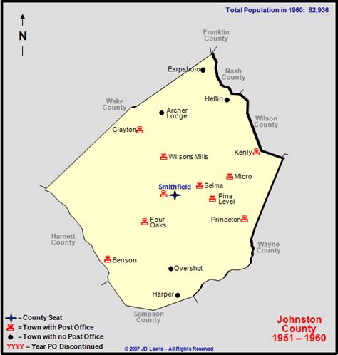 Johnston County, NC - 1961 to 1970