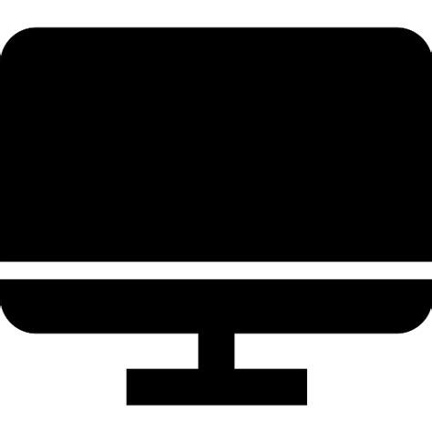 Computer screen icon vector download free