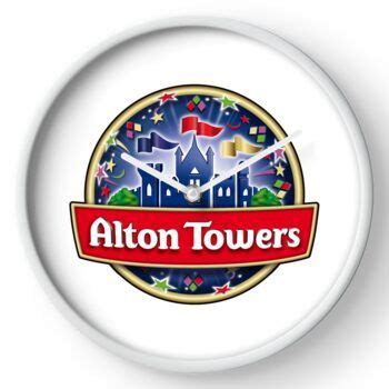 Alton Towers Merch Alton Towers Logo Clock by HindoShop in 2023 | Logo ...