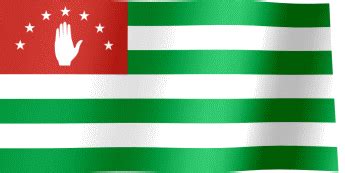 Flag of Abkhazia (GIF) - All Waving Flags