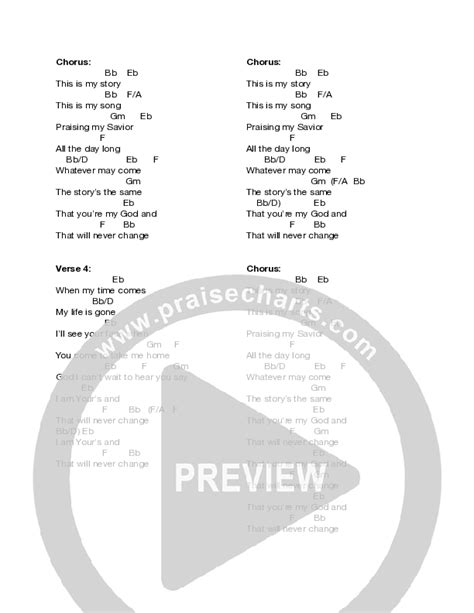 Never Change Chords PDF (RMC Worship) - PraiseCharts