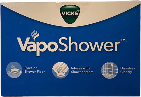 Vicks VapoShower Shower Tablet Shower Bomb Aromatherapy Vapors ...