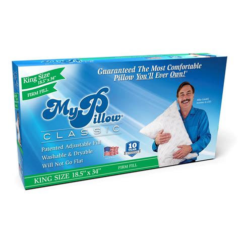 MyPillow Classic Bed Pillow, Firm Support, King - Walmart.com