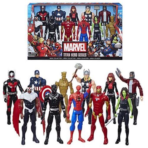 Marvel Titan Hero Series 12-Inch Action Figure 11-Pack | Marvel, Action ...