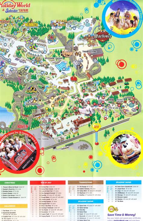 Holiday World - 2014 Park Map