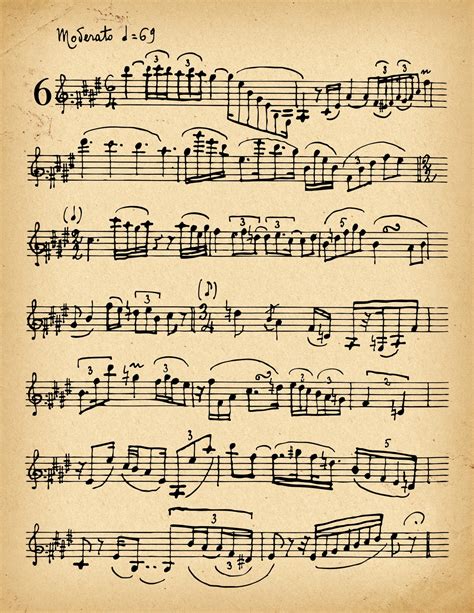 Free Printable Vintage Music Sheets