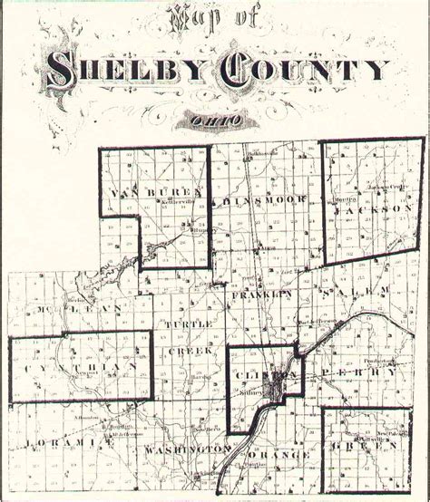 Digital Map Library - Shelby Ohio County Maps