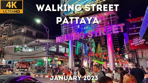 [4K] Walking Street Pattaya Thailand 2023 | Nightlife Pattaya - YouTube