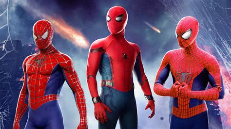 All Spider-Man in No Way Home Digital FanArt Wallpaper, HD Movies 4K ...