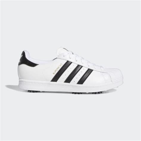 adidas Golf Superstar Spiked Shoes - White | adidas Australia