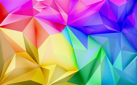 Background wallpaper with polygons in gradient colors - Download Free ...