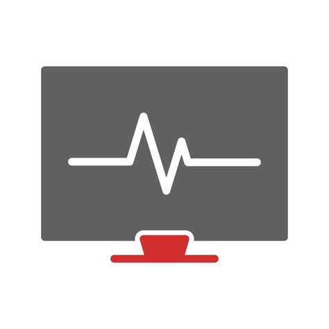 Ecg Icon Design, Ecg, Ecg Monitor, Heart Beat PNG and Vector with ...